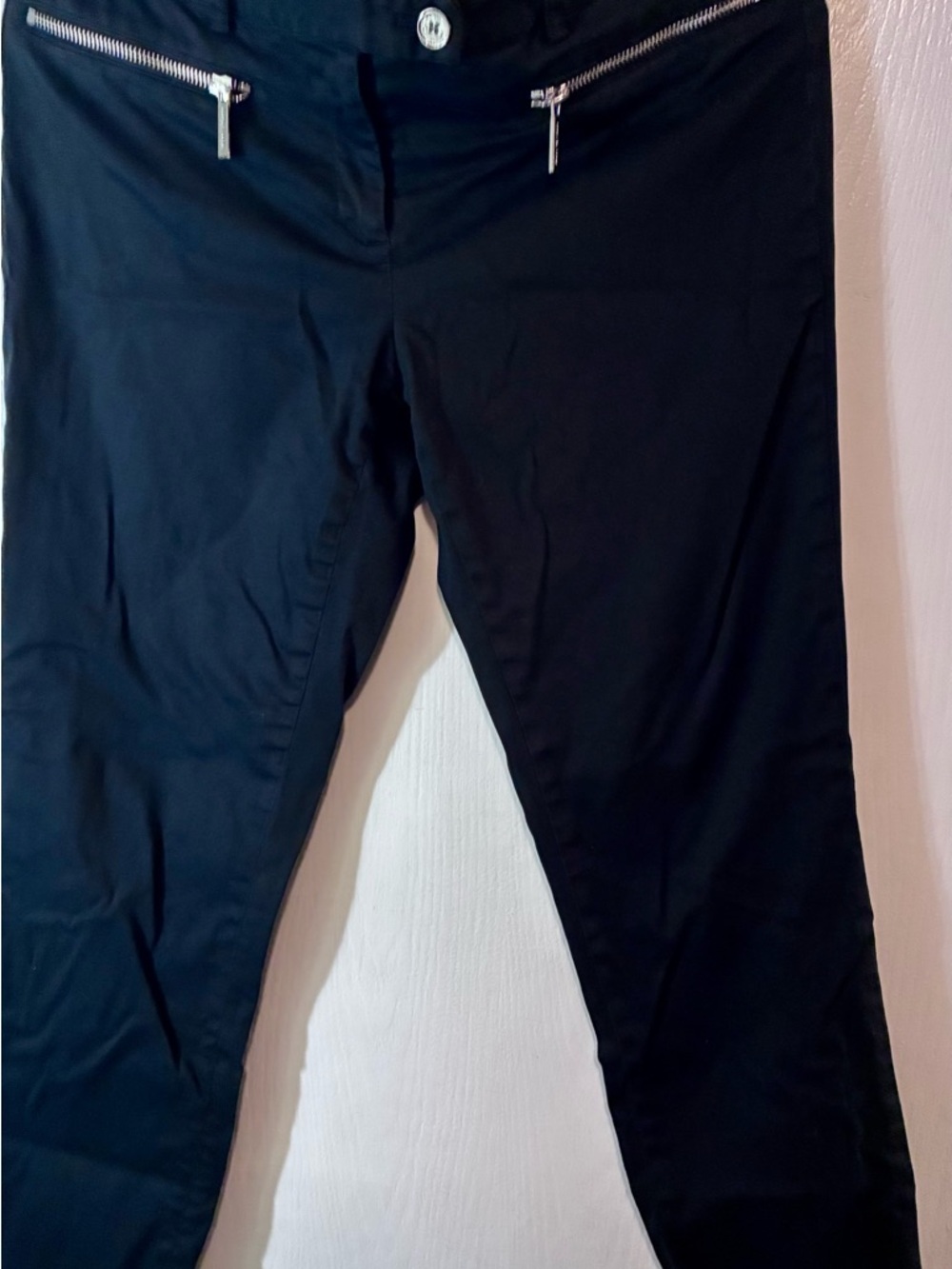 Michael Kors Black Women’s Zip-Pocket Pants